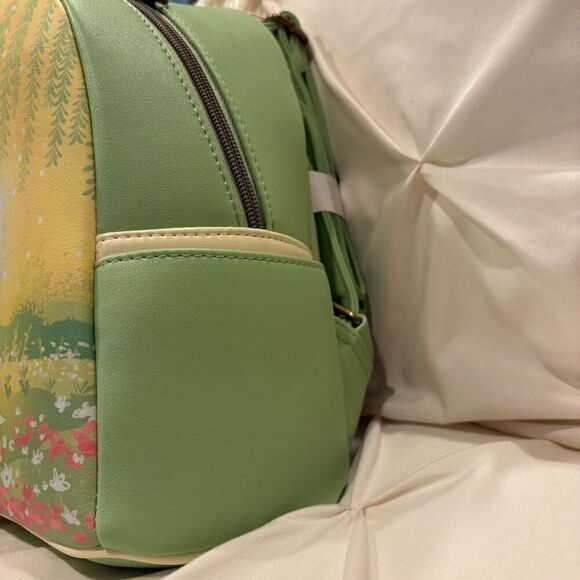 Loungefly X Princess and the Frog Tiana Mini Backpack & Zip Wallet Set NWT - Picture 5 of 13